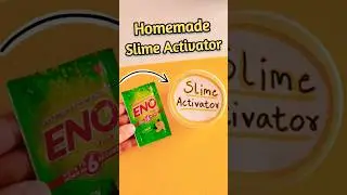 Homemade Slime Activator! 100% Working with Proof 🤓👍✨ slime activator diy #shorts #slime #diy