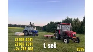 1. seč 2025 II Zetor 4011 II Zetor 7011 II 2x ŽTR 165