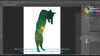 Photoshop Double Exposure Effect Tutorial: Longcat + Nebula