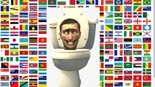 Skibidi toilet but in different countries song