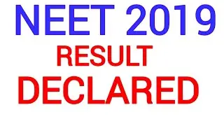 neet 2019 result released