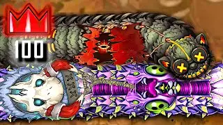 little big snake 🐍 | 100 Rebel Kills💯🎯 With Mouse Cursor On 😆✌️