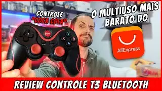 Review Controle T3 Bluetooth: controle genérico mais barato da China! Android/Emuelec/TVBox/Rasp/PC