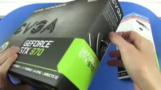EVGA GeForce GTX970 FTW (04G-P4-2974-KR) - распаковка