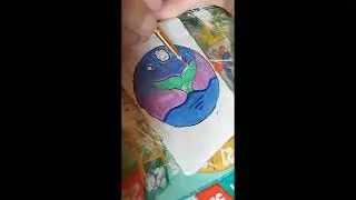 paper made fridge magnet by acrylic paints.🥰🥰🥰😊😊❤️❤️❤️