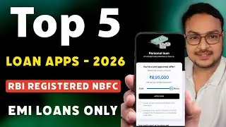 Top 5 Loan Apps in INDIA 2025 Sirf 5 मिनट मे | Top 5 NBFC Loan Apps in India 2025 | EMI Loan Apps