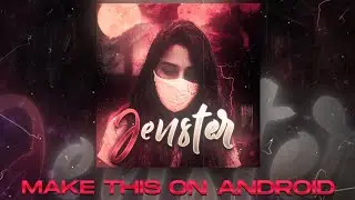 Create this awesome looking profile picture on android | #gfx #pstouch #speedart #androiddesign