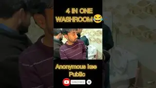 reacts on anonymous. 4 in 1 washroom. #anonymous #anonymousfans #viral #1stvideo