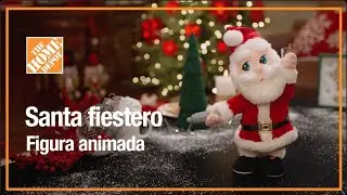 Santa fiestero | Figura animada | Navidad