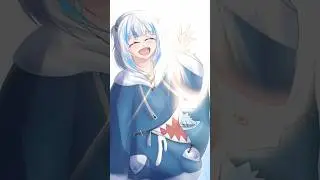 Gawr Gura Timelapse | #timelapse #art #gawrgura #vtuber