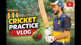 Daily Cricket Practice Day 🏏 | Improve Batting & Fitness | Vlog