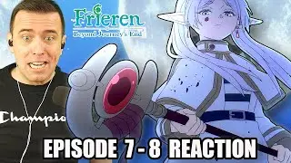 КАК В СКАЗКЕ И ФРИЕРЕН-ИСТОРИЦА! | Реакция на &laquo;Frieren: Beyond Journey's End&raquo;, эпизоды 7 и 8