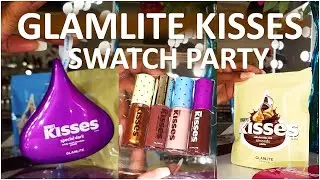 Коллекция GLAMLITE KISSES. Свотч-вечеринка &mdash; сравнение с похожими палетками в моей коллекции