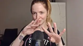 ASMR deutsch - hand sounds and whispering with personal attention for sleep - tingles in german