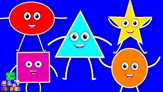 Learn 5 Little Shapes + More Kids Educational Videos & Baby songs