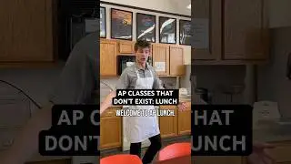 if you take it in college you have to eat dinner FIVE TIMES #americanhighshorts #ap #highschool #lol