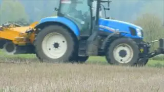 Talerzowanie 2017 z New Holland t6.165