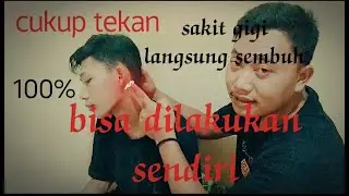 massage || cara memijat sakit gigi geraham bawah yang benar