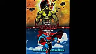Hulk Vs Superman #meme #edit #vsbattle #marvelcomics #dccomics