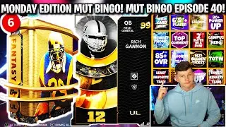 MUT BINGO ПОНЕДЕЛЬНИКА! MUT BINGO ЭПИЗОД 40! | MADDEN 22 ULTIMATE TEAM
