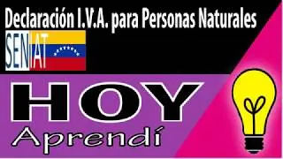 Declaración IVA Persona Natural