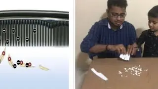 Static Electricity Experiment! Comb & Paper