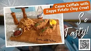 Cajun Catfish with Zapps Potato Chip Crust short