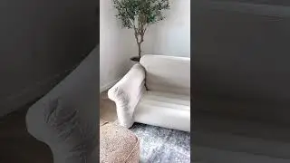 Instant Inflatable Couch Set this up anywhere in your home or outside for instant comfort & extra