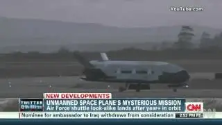 The U.S. Air Force's robotic X-37B space plane returns home