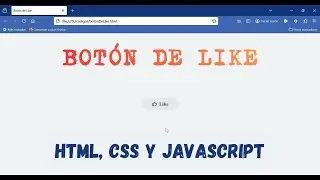 👉 Bot&oacute;n de like animado con HTML, CSS y JavaScript - Web development