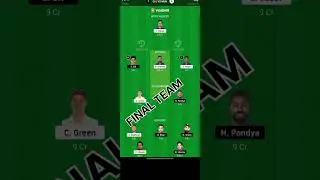 GT vs MI Dream11 Team| MI vs GT Dream11 Prediction| #dream11 #ipl # #GTvsMI #MIvsGT #t20 #shorts