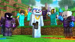 1 Pro VS  6 Cazadores en MINECRAFT