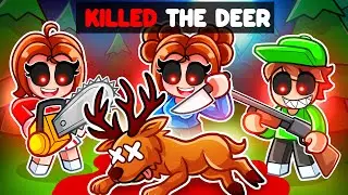 We KILLED The DEER MONSTER In 99 Nights In The Forest! (Roblox)