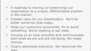What Is Strategy, Jan 2010
