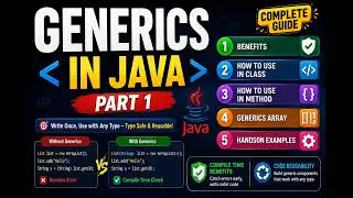Master Java Generics in One Video |From Scratch| Compile-Time Safety, Code Reusability & Examples