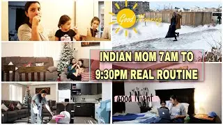 Indian MOM 7 AM TO 9:30 PM PRODUCTIVE/ REALISTIC MORNING TO NIGHT ROUTINE | Swati Dhunna