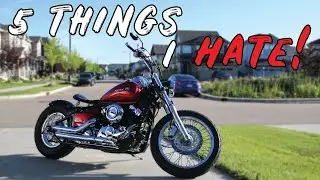 5 Things I HATE About My Yamaha V Star XVS 650