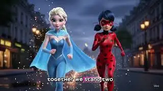 Elsa & Ladybug vs Shadow Mothrix &ndash; Epic Frozen miraculous Battle in Paris! | AI Animated Short