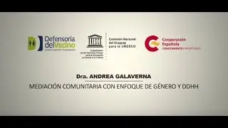 'Mediación comunitaria con enfoque de género' - Andrea Galaverna
