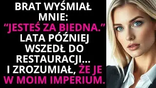 Brat wyśmiał mnie, że jestem „za biedna” — potem zrozumiał, że je w mojej restauracji