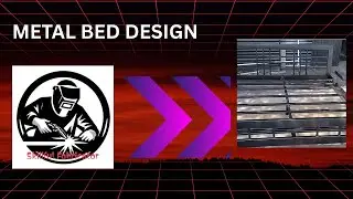 How to build a metal bed frame. iron bed simple design. #art #fabrication
