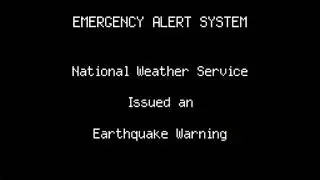 EAS Test #1 (Salt Lake City Earthquake)