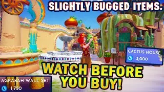 Premium Shop Review in Disney Dreamlight Valley. We Got MORE WALLS! Well Skin Is a Little Bugged...