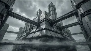 Live Sci-Fi Ambience | Ambiom - Eternal Drizzle Over Forgotten Heights