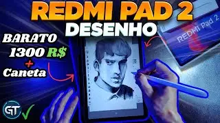 Redmi Pad 2 &eacute; bom para DESENHAR em 2026? Tablet barato que surpreende | Gdin Tech