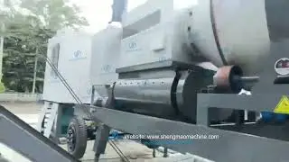 40t/h small asphalt mixing plant finished installation in Thailand