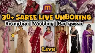 Meesho Saree Haul LIVE 2026 | #livestream #shortsfeed #shortlive