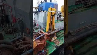 Dredging vessel. &Beta;&upsilon;&theta;&omicron;&kappa;&omicron;&rho;&omicron;&sigmaf; #ship #maritime #marine #vessel #dredge #dredging #sea #shipping