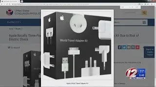 Apple recalls adapters that pose electric shock risk