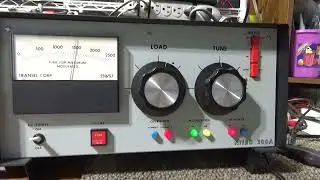 Transel Corp new toy, Mark 10 wattmeter, linear amp and accessory train on the bench.